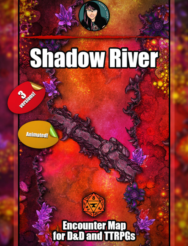 Shadowflame River battle map with Foundry VTT support - Animated  JPG/WEBM