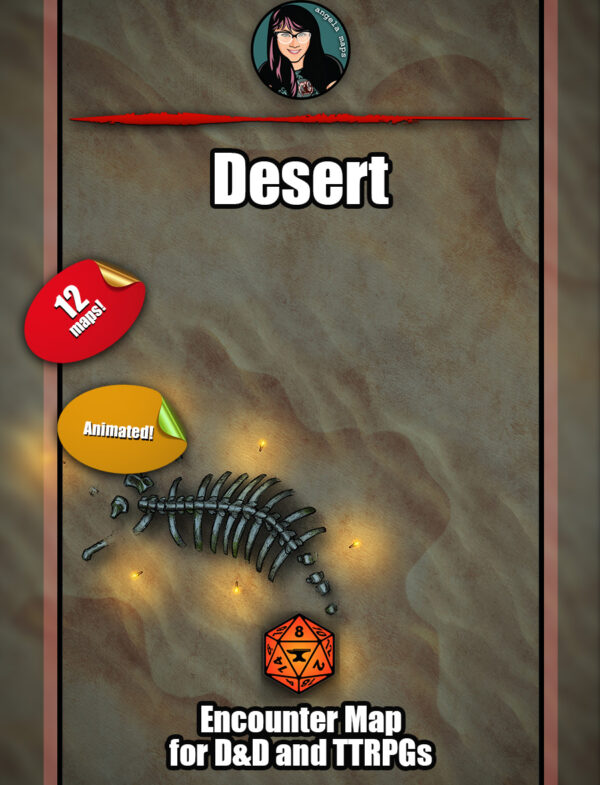 Desert -  animated battle map pack with Foundry VTT