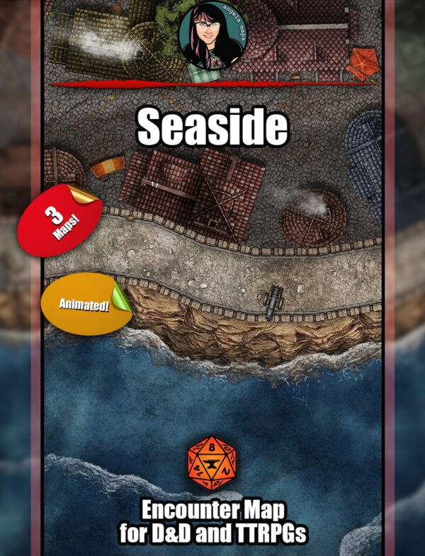 Seaside - animated battle map pack with Foundry VTT