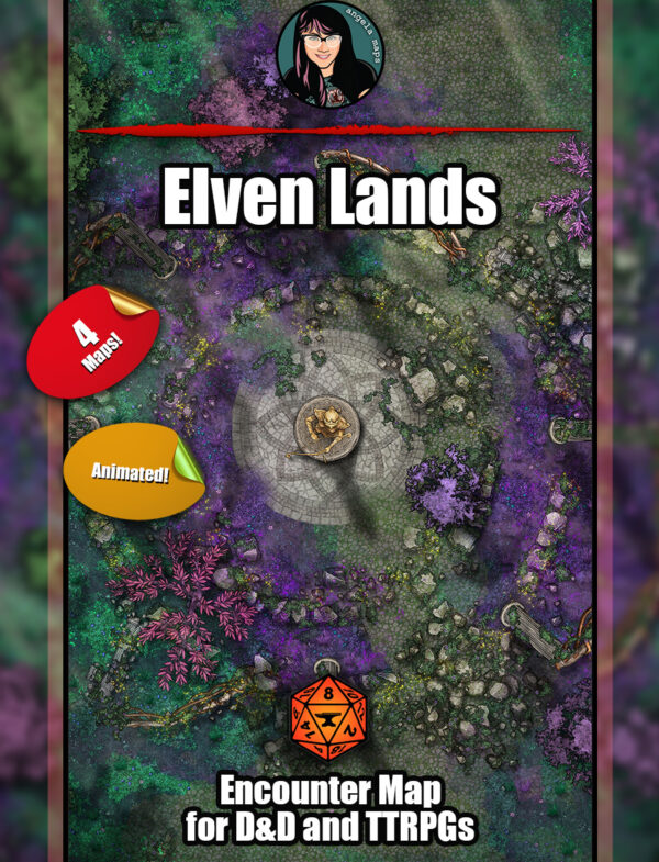 Elven Lands - animated battle map pack with Foundry VTT